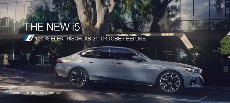 Der neue BMW i5. Ab 21. Oktober bei uns.