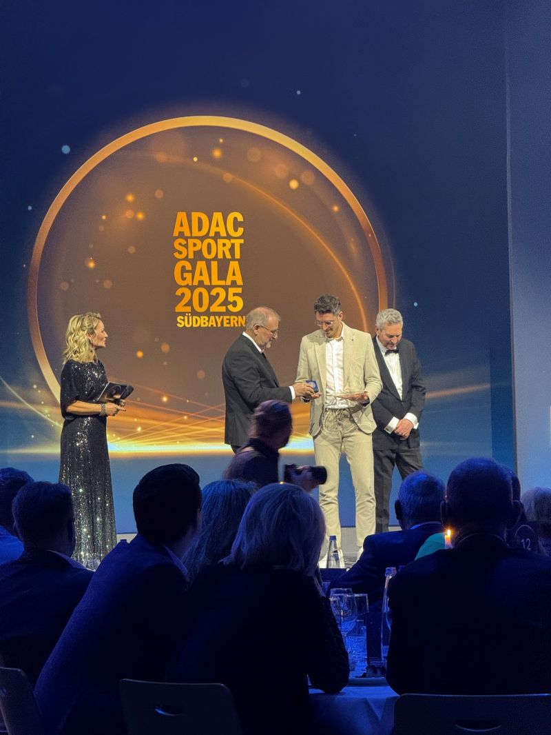 Marco Fink bei der Ehrung