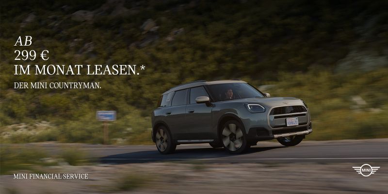 Der MINI Countryman. Jetzt im Allgäu Probe fahren.