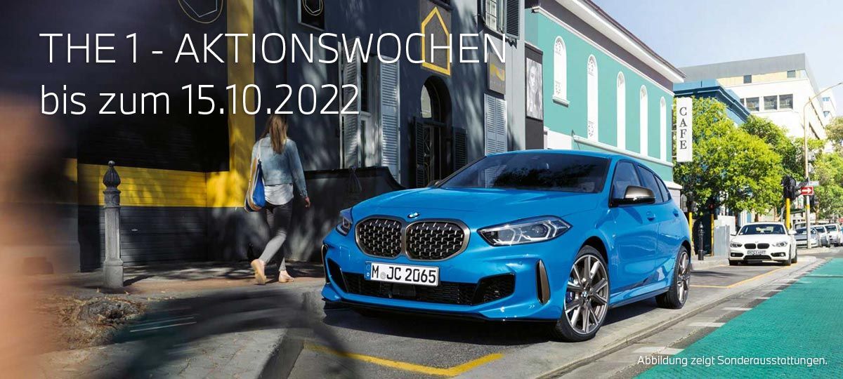 BMW 1er Aktionswochen bis 15.10.2022
