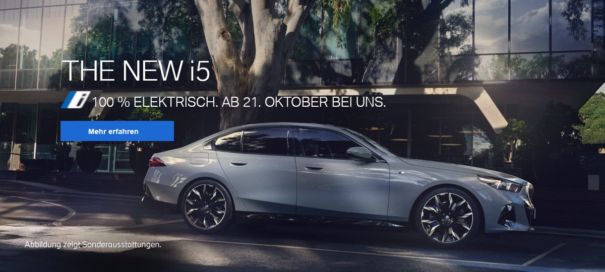 Der neue BMW i5. Ab 21. Oktober bei uns.