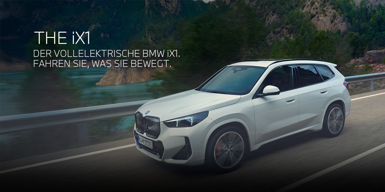 Der vollelektrische BMW iX1. Fahren Sie, was Sie bewegt.