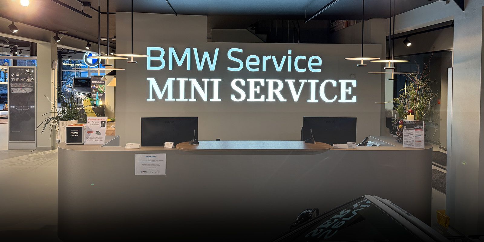 Die neue BMW/ MINI Serviceannahme nach RETAIL.NEXT