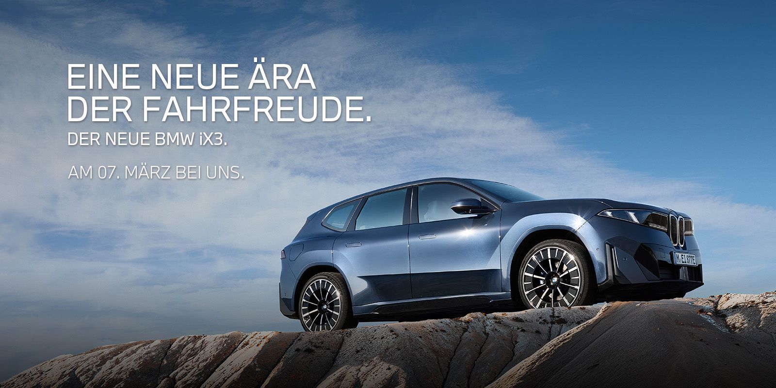 Eine neue Ära der Fahrfreue. Der BMW iX3. Eine neue Ära der Fahrfreue. Der BMW iX3.