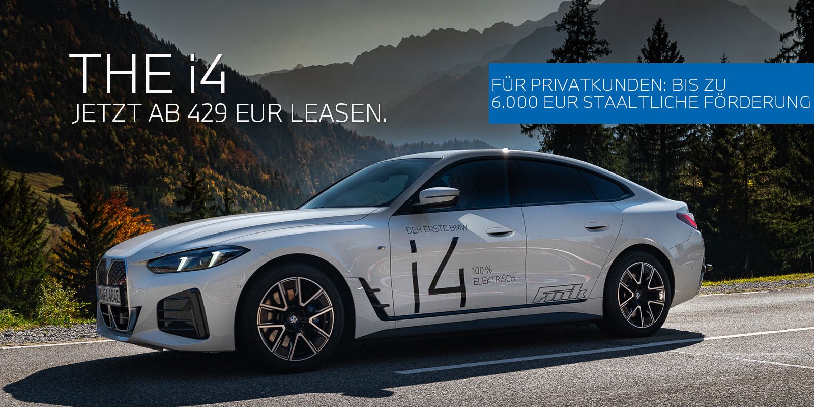 Der vollelektrische BMW i4. Jetzt leasen.