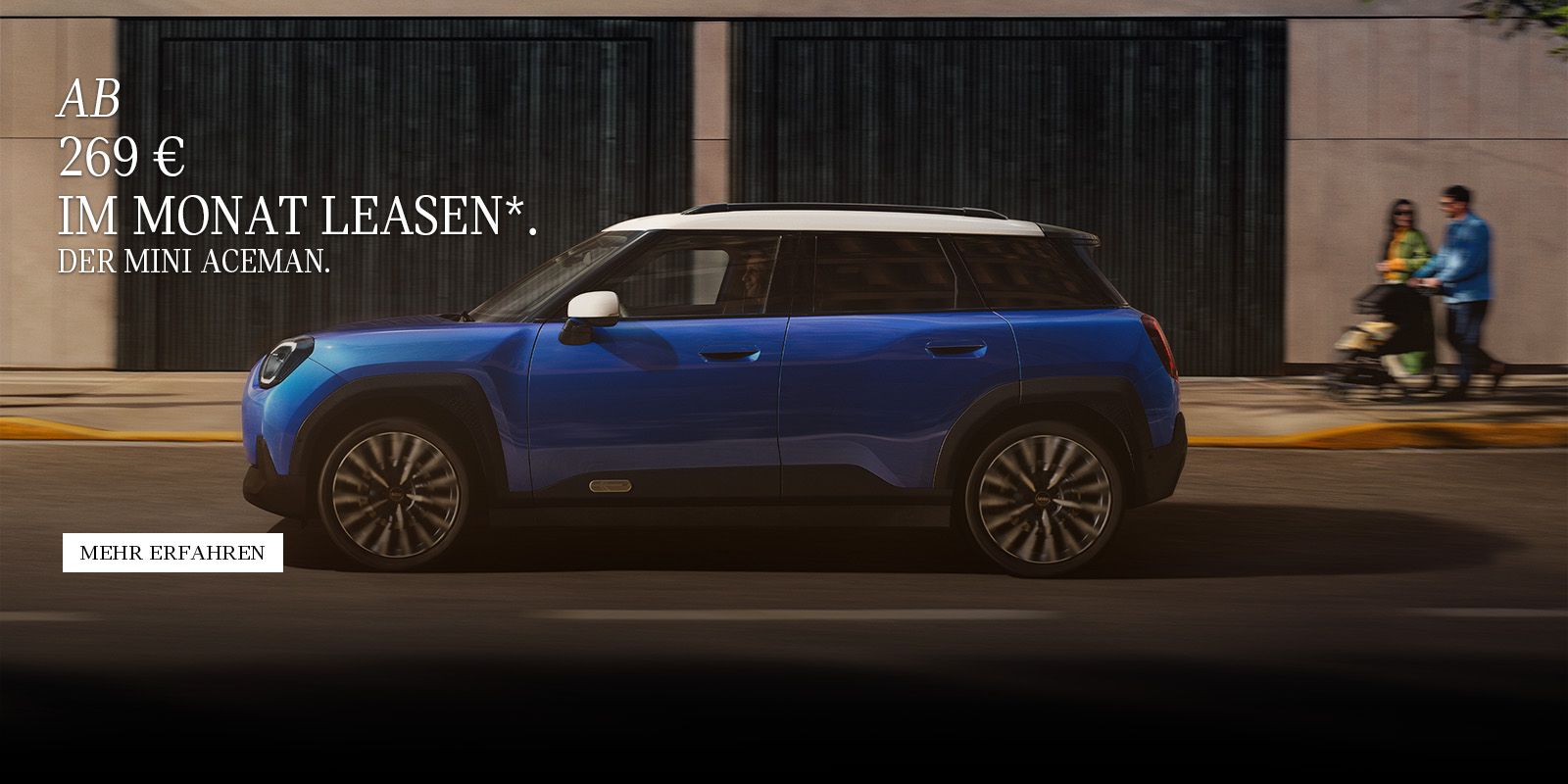 Der erste vollelektrische MINI Aceman in Kempten, Immenstadt und Oberstdorf